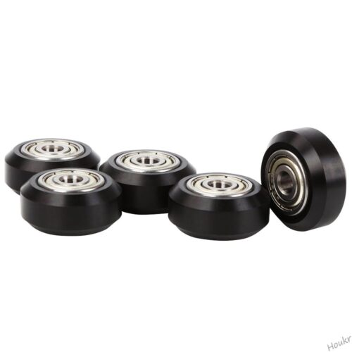 Protomont Plastic Wheel with Bearing Idler Pulley(Pack of 4)