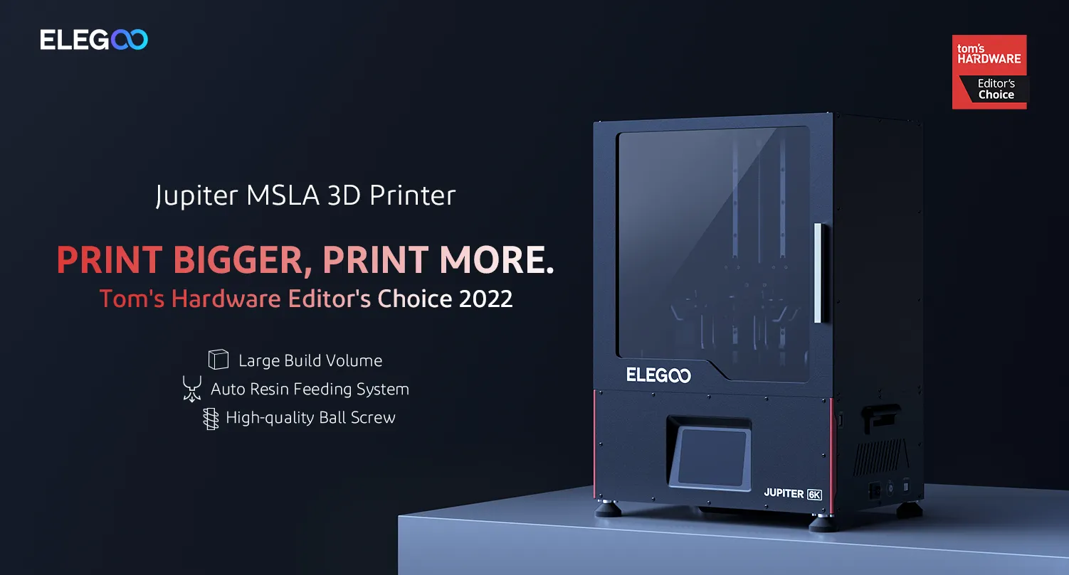 Elegoo jupiter msla 3d printer