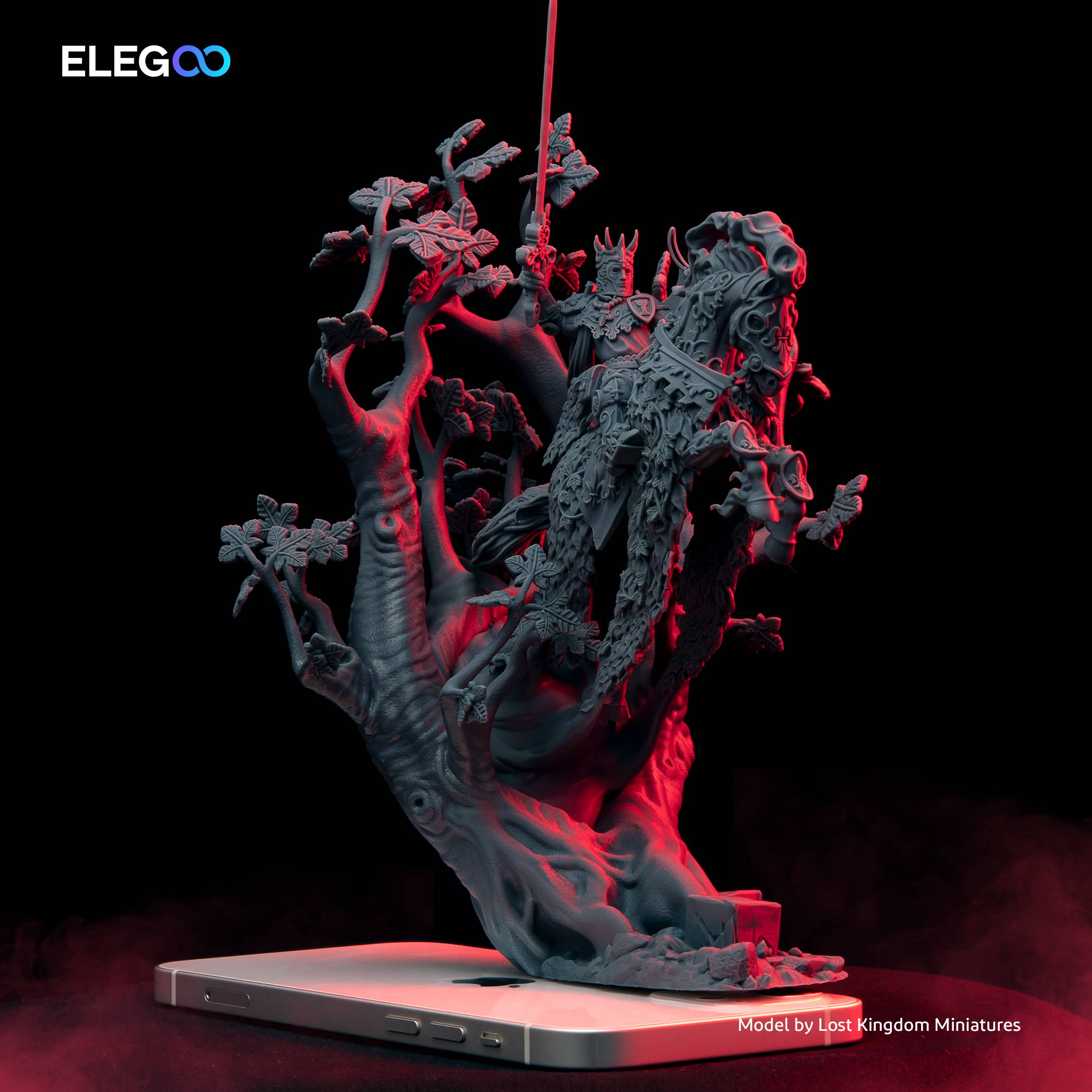 Elegoo - Résine UV Standard 8k - Gris (Space Grey) - 1 kg