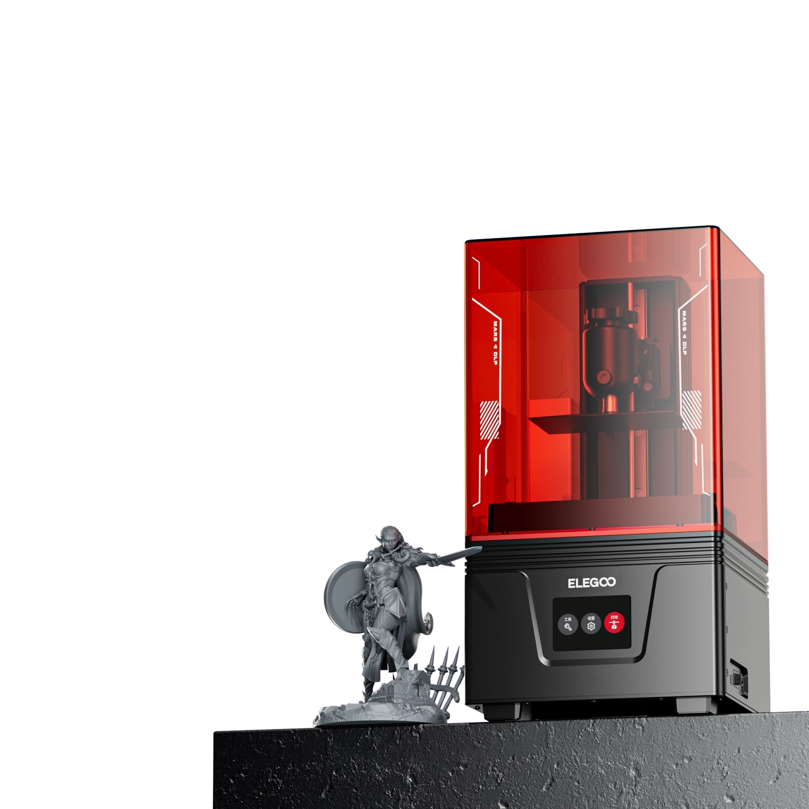 ELEGOO Mars 4 DLP Resin 3D Printer - protomont