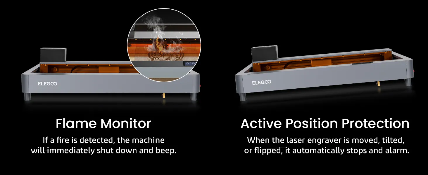 ELEGOO PHECDA Laser Engraver & Cutter 10W & 20W more practical features 2