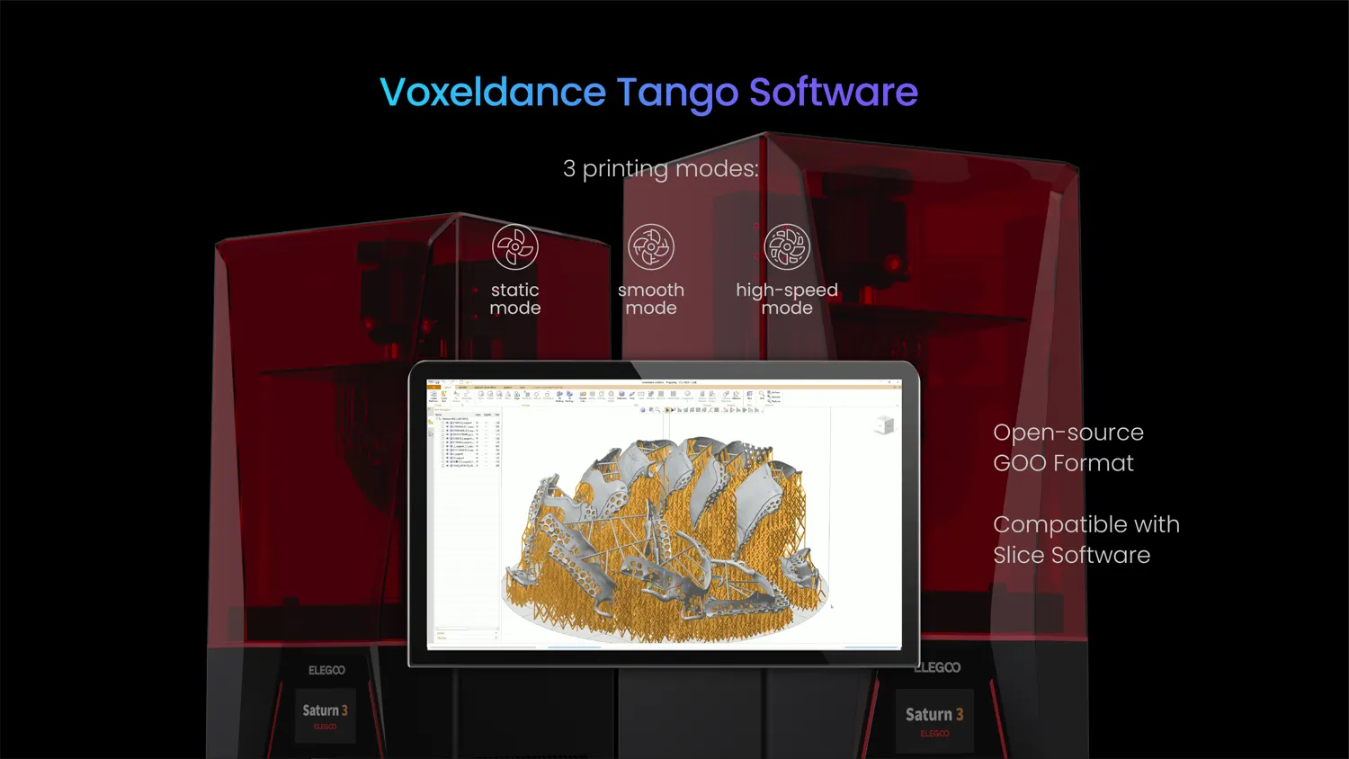 Elegoo saturn 3 msla 3d printer voxeldance tango software