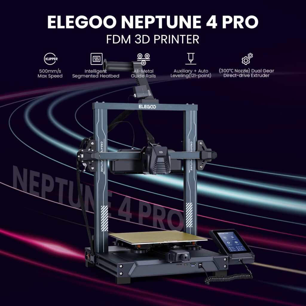 ELEGOO Neptune 4 Pro FDM 3D Printer protomont