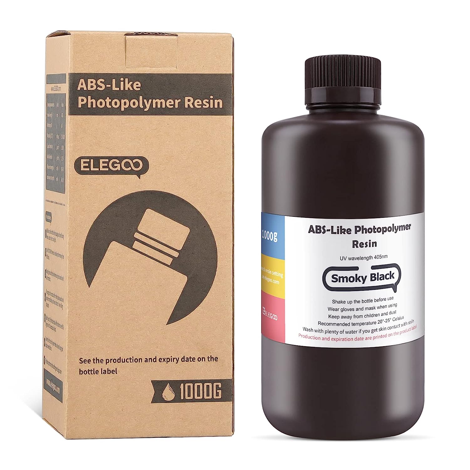 ELEGOO ABS-Like Photopolymer 3D Printer Resin for LCD DLP