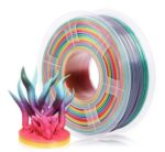 FiLAMONT PLA Silk Rainbow Filament 1.75mm - Premium Shiny Silk 3D Printing Filament