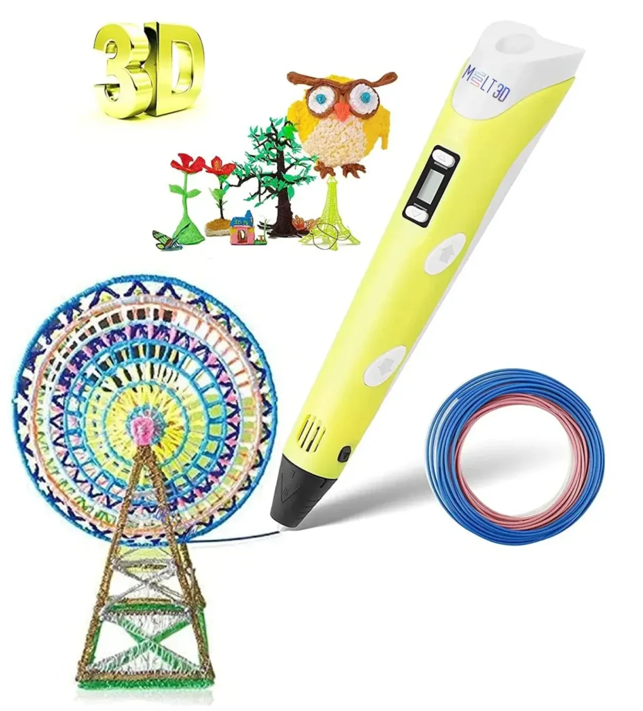 Melt3D's The Doodler Smart 3D Drawing Pen for Kids and Adults Crafting Art and DIY Fun