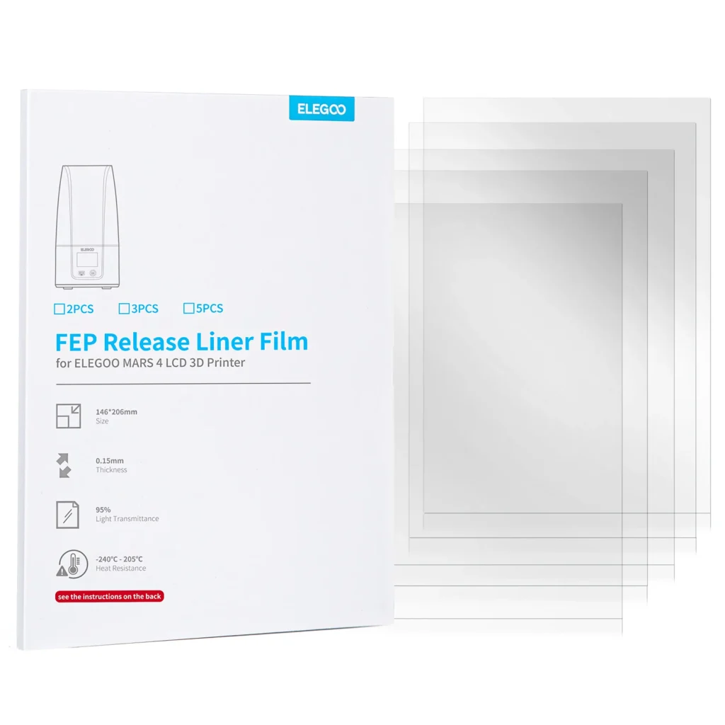 Elegoo Mars 4 FEP/PFA Pack of 5