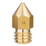 Protomont M6 Thread Extruder Nozzle for 3D Printer (1.0mm)