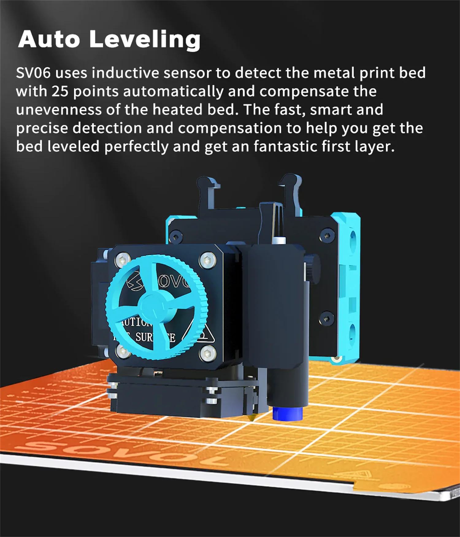 Sovol SV06 Auto Levelling Bed