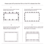 "ELEGOO PFA Film for Saturn 2, 8K, 3, 4, 4 Ultra (Pack of 5) - High-Quality PFA Sheets for 3D Printers"