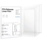 "ELEGOO PFA Film for Saturn 2, 8K, 3, 4, 4 Ultra (Pack of 5) - High-Quality PFA Sheets for 3D Printers"