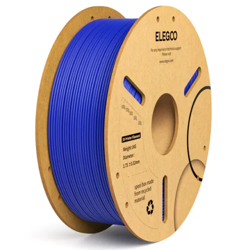 ELEGOO PLA Filament (Dark blue) - Premium 3D Printing Material for High-Quality Creations, Clog-Free, and Universally Compatible"| Strong, Smooth, Glossy, Reliable | 1KG Spool - 3D Printer Filament