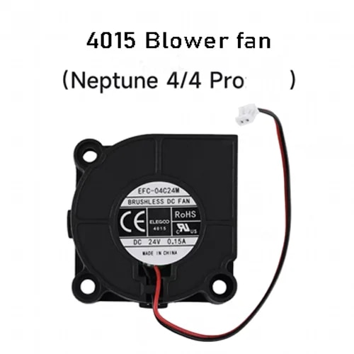 ELEGOO Neptune 4 4015 Blower Fan: Elevate Your 3D Printing Experience with optimal heat dissipation, consistent airflow and cooling efficiency