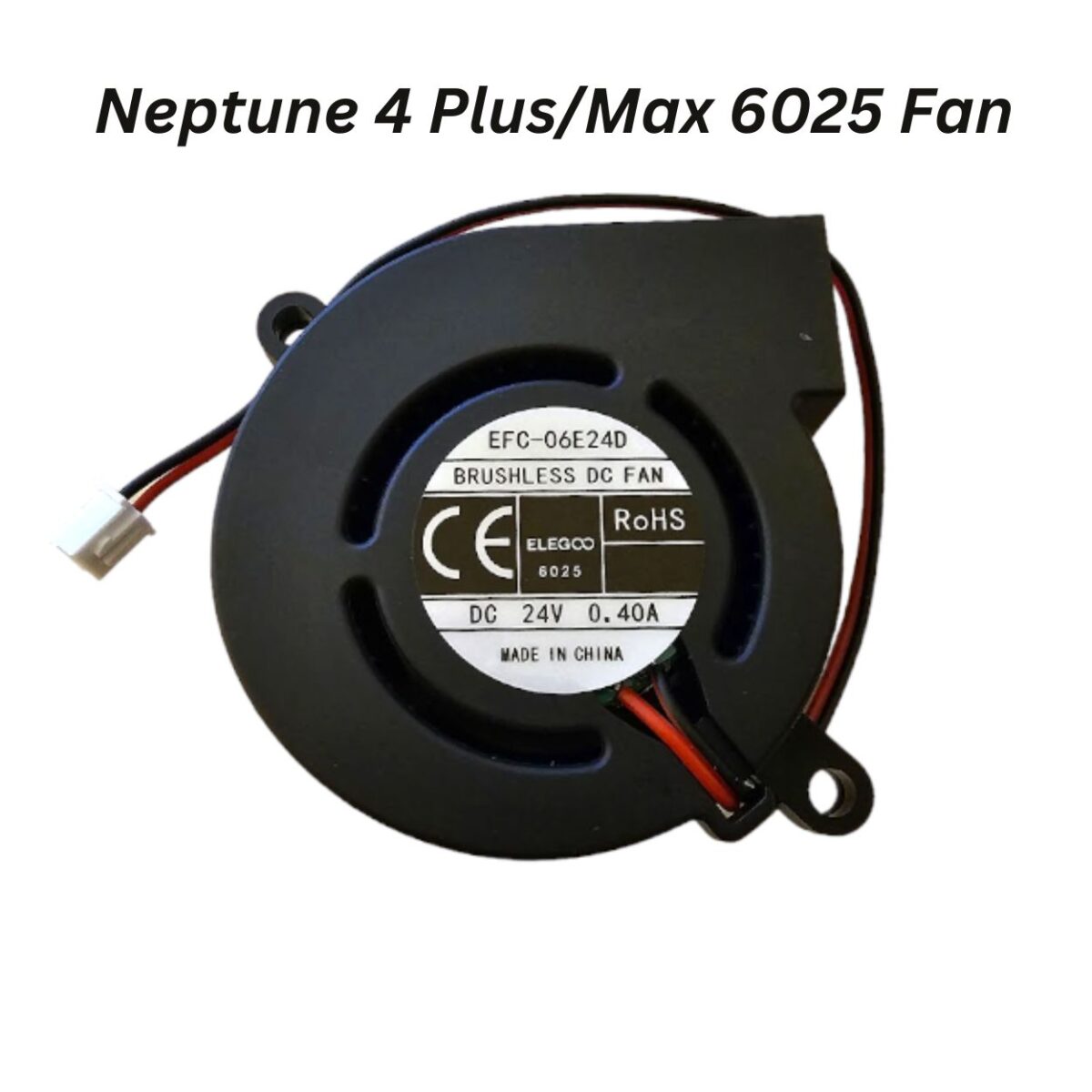 ELEGOO Neptune 4 Plus/Max 6025 Blower Fan: Elevate Your 3D Printing Experience with optimal heat dissipation, consistent airflow and cooling efficiency