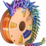 Filamont Silk TRI Color Red, Yellow, Blue: 1.75mm PLA 3D Printer Filament | Premium Silk Finish , High Dimensional Accuracy, Wide Compatibility