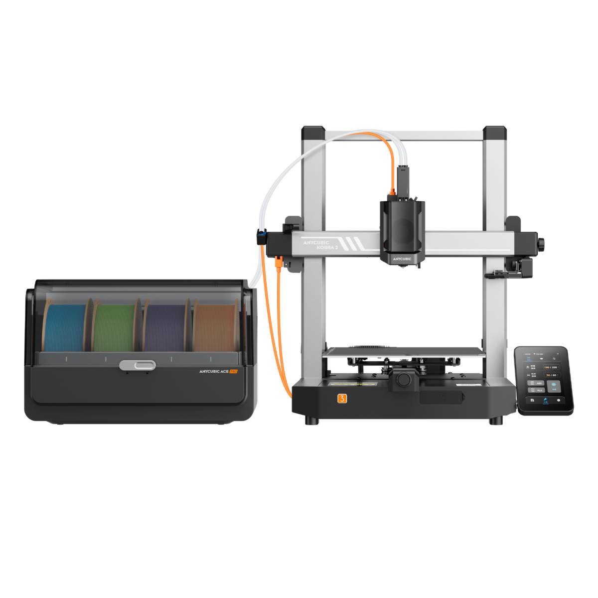 Anycubic Kobra 3 Combo: Best Budget, High-Speed, Multi-Color 3D Printer with Advanced Features