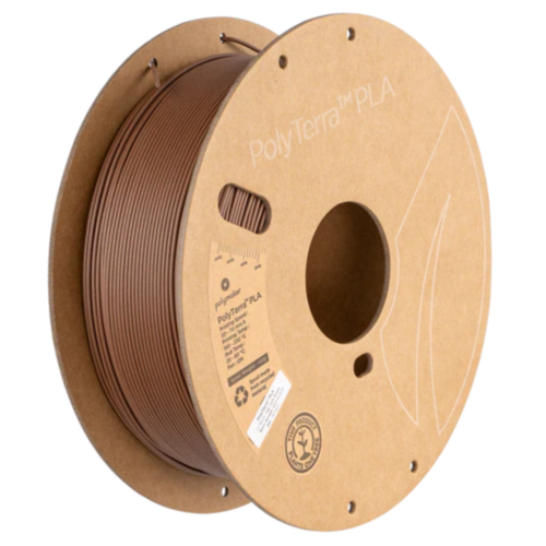 Polymaker PolyTerra™ PLA Filament (Earth Brown)- Eco-Friendly 3D Printing Material