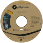 Polymaker PolyLite™ Silk PLA Filament (Gold) 1.75mm 1Kg - High-Quality, Eco-Friendly 3D Printer Filament