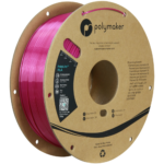 Polymaker PolyLite™ Silk PLA Filament(Magenta)1.75mm 1Kg - High-Quality, Eco-Friendly 3D Printer Filament