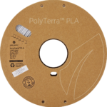 Polymaker PolyTerra™ Marble PLA Filament (White)- Eco-friendly, Marble-like Finish for Artistic Prints