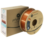 Polymaker PolyLite™ Silk PLA Filament (Bronze) 1.75mm 1Kg - High-Quality, Eco-Friendly 3D Printer Filament