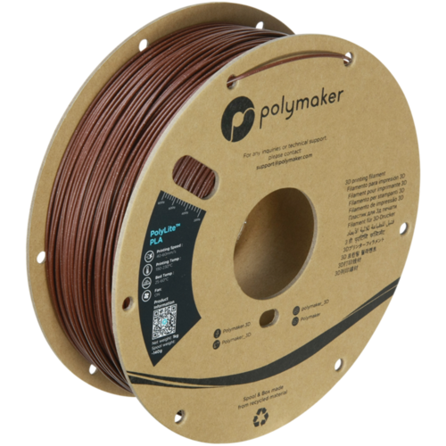 Polymaker PolyLite™ Galaxy PLA Filament (Dark Red): Effortless Printing, Vibrant Results Premium Quality 3D Printer Filament