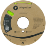 Polymaker PolyLite™ Silk PLA Filament (Lime) 1.75mm 1Kg - High-Quality, Eco-Friendly 3D Printer Filament