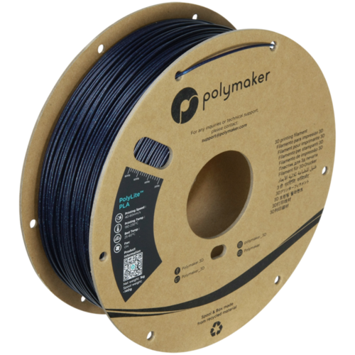 Polymaker PolyLite™ Galaxy PLA Filament (Dark Blue): Effortless Printing, Vibrant Results Premium Quality 3D Printer Filament