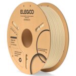 ELEGOO PLA+ Filament (Beige) – Premium 3D Printing Material for High-Quality Creations, Clog-Free, and Universally Compatible”| Strong, Smooth, Glossy, Reliable | 1KG Spool – 3D Printer Filament