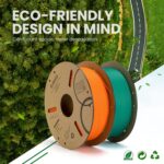 ELEGOO PLA+ Filament (Orange) – Premium 3D Printing Material for High-Quality Creations, Clog-Free, and Universally Compatible”| Strong, Smooth, Glossy, Reliable | 1KG Spool – 3D Printer Filament