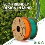 ELEGOO PLA+ Filament (Sea Green) – Premium 3D Printing Material for High-Quality Creations, Clog-Free, and Universally Compatible”| Strong, Smooth, Glossy, Reliable | 1KG Spool – 3D Printer Filament