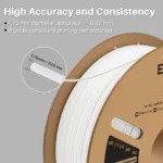 ELEGOO ASA Filaments (White): Most Affordable, and UV & weather resistance 3D Printer Filaments for FDM 3D Printers