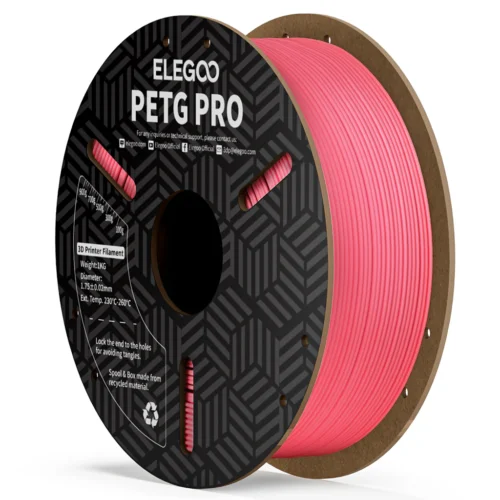 "ELEGOO PETG PRO Filament (Pink): Precision and Strength for Affordable and Reliable 3D Printing in India"