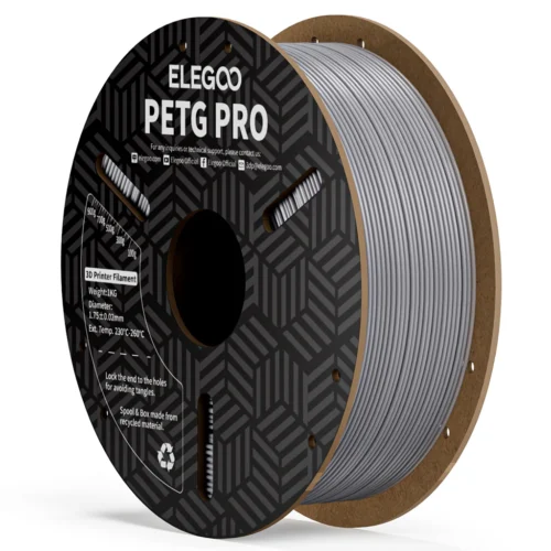 "ELEGOO PETG PRO Filament (Grey): Precision and Strength for Affordable and Reliable 3D Printing in India"