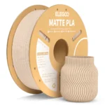 ELEGOO PLA Matte Filament 1.75mm - Versatile Printing Material, 1kg (Beige)