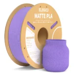 ELEGOO PLA Matte Filament 1.75mm - Versatile Printing Material, 1kg (Lavender Purple)