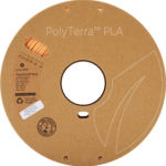 Polymaker PolyTerra™ PLA Filament (Peach)- Eco-Friendly 3D Printing Material