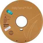 Polymaker PolyTerra™ PLA Filament (Arctic Teal)- Eco-Friendly 3D Printing Material