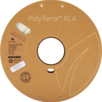 Polymaker PolyTerra™ PLA Filament (Cotton White)- Eco-Friendly 3D Printing Material