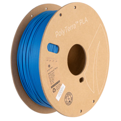 Polymaker PolyTerra™ PLA Filament (Sapphire Blue)- Eco-Friendly 3D Printing Material