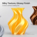 ELEGOO Silk PLA Filaments (Silk Gold): High-Quality, Glossy 3D Printing Material with Precise Dimensional Accuracy and Low Shrinkage