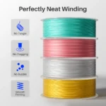 ELEGOO Silk PLA Filaments (Silk Gold): High-Quality, Glossy 3D Printing Material with Precise Dimensional Accuracy and Low Shrinkage