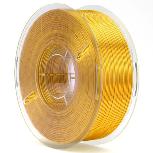 ELEGOO Silk PLA Filaments (Silk Gold): High-Quality, Glossy 3D Printing Material with Precise Dimensional Accuracy and Low Shrinkage