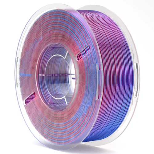 ELEGOO Silk PLA Filaments (Silk Blue Purple): High-Quality, Glossy 3D Printing Material with Precise Dimensional Accuracy and Low Shrinkage