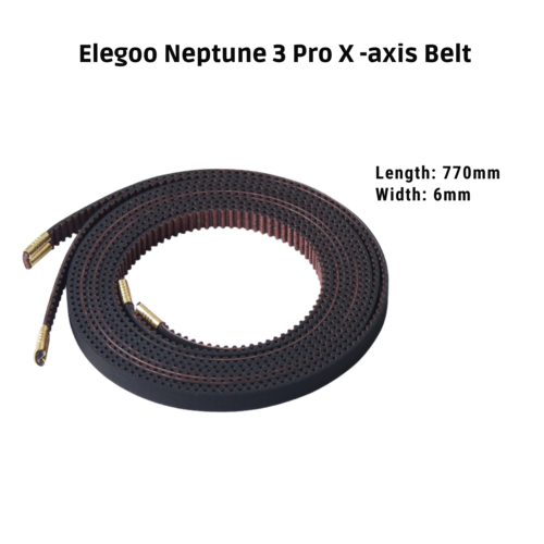 ELEGOO Neptune 3 Pro X Axis Belt | GT2 Timing Belt for 3D Printer