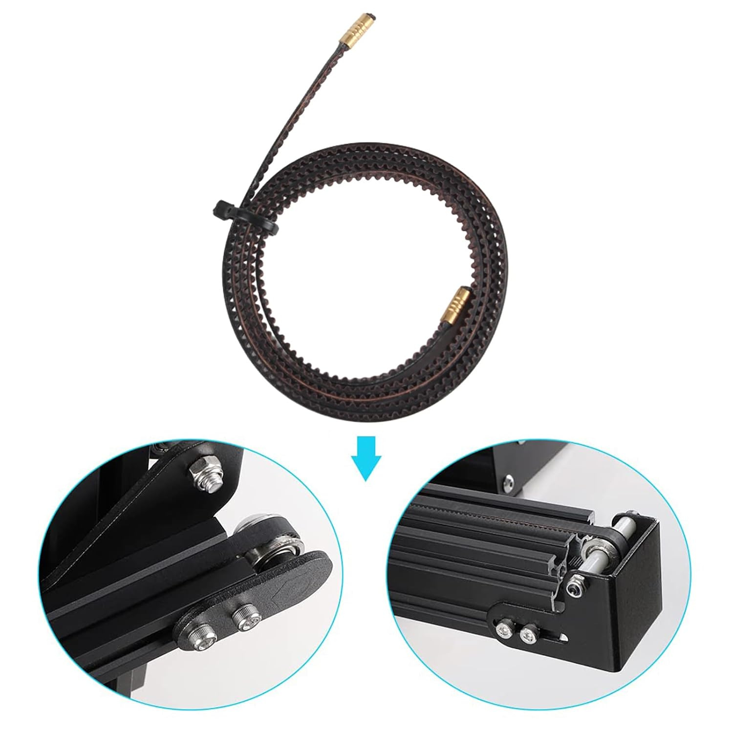 thumbnail image 2 of Noritsu LPS24 PRO Replacement Belts (2-Pack) – Upper & Lower Feed Belts For Professional Lab Use 2 of 6
