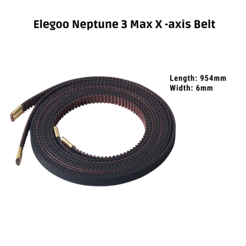 ELEGOO Neptune 3 Max X-Axis Belt | GT2 Timing Belt for 3D Printer