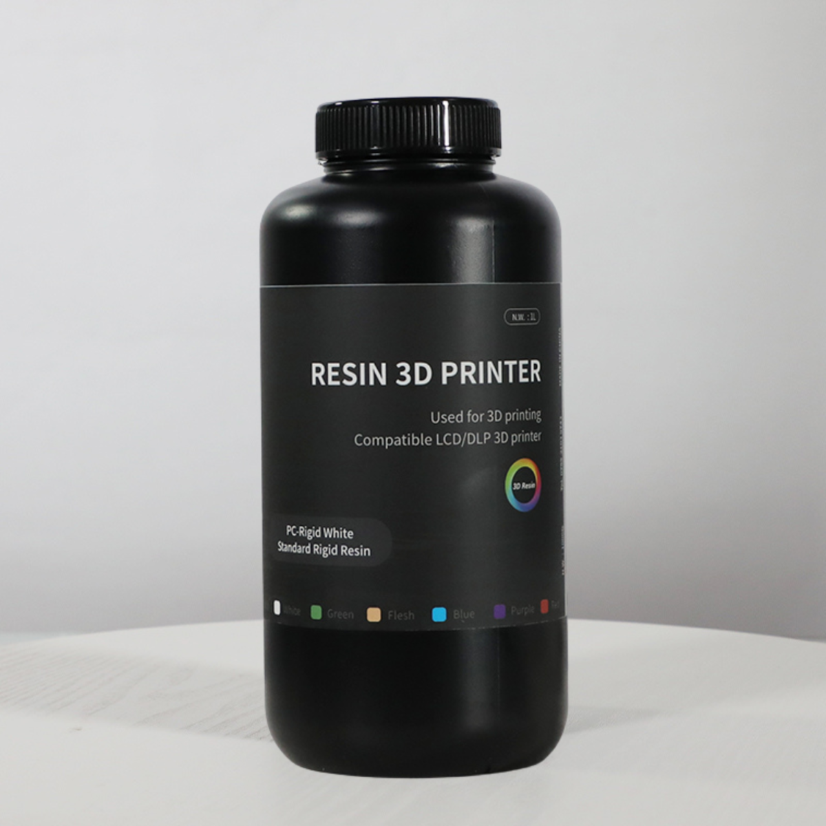 Pionext Standard Rigid Resin PC-Rigid White: Low Odor, Fast Curing 3D Printer Resin