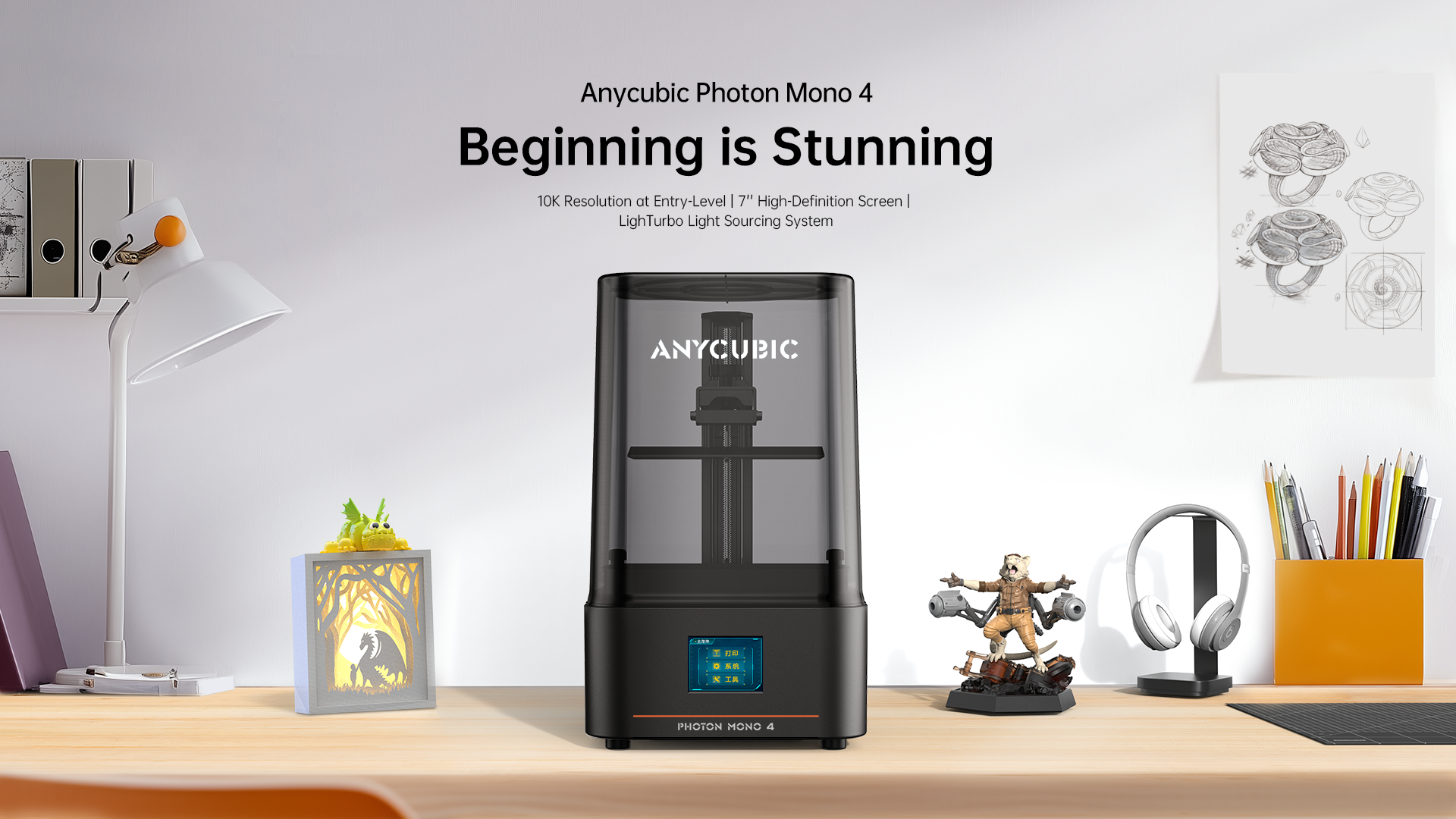 Anycubic Photon Mono 4 LCD 3D Printer: The Best High-Precision 3D Printer for Home & Professional Use in India