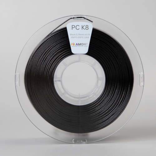 Filamont K8™ PC 3D Printer Filament (Black)